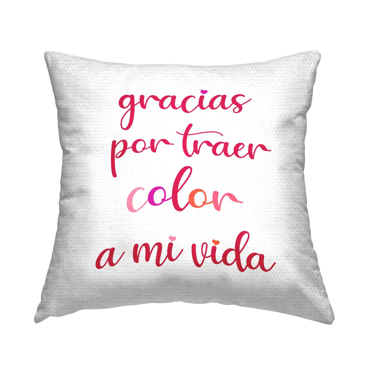 Stupell Industries Gracias por Traer Color Outdoor Printed Pillow